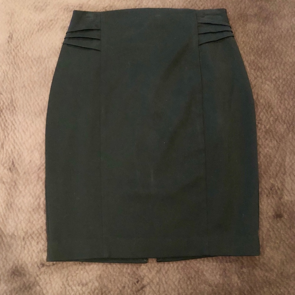 Black Express Pencil Skirt